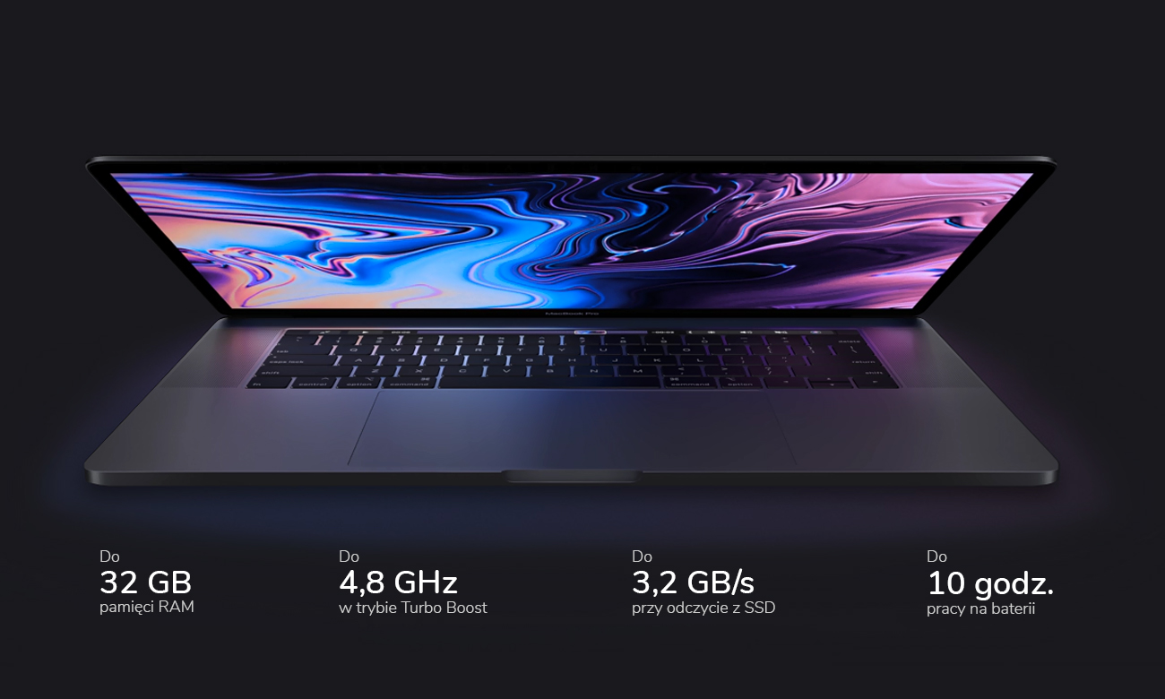 Apple MacBook Pro 15 kreatywność narzędzia do profesjonalnej pracy bezpieczeństwo komfort