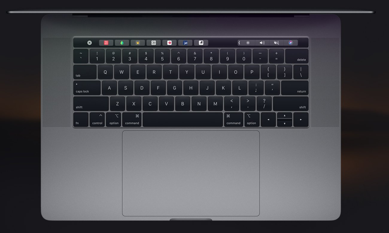 Apple MacBook Pro 15 cisza podczas pisania gładzik