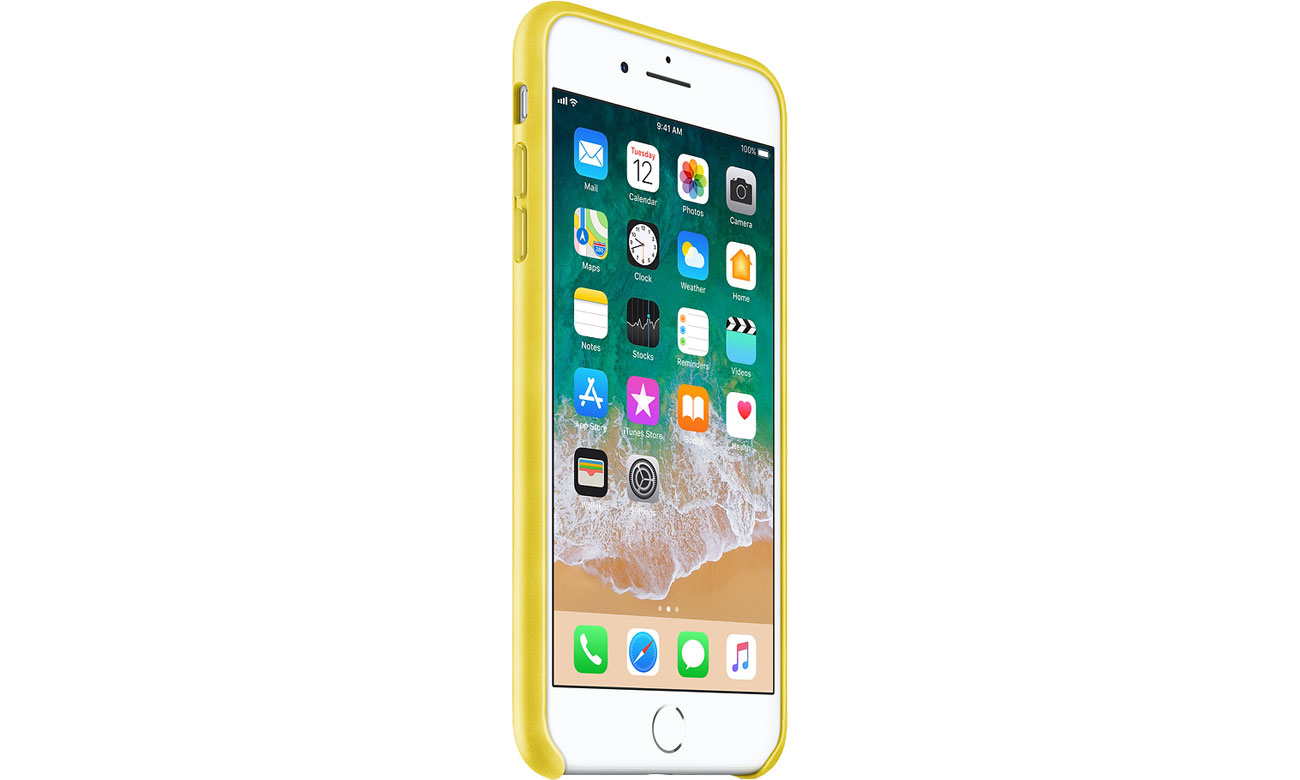 Apple Leather Case do iPhone 7 Plus/8 Plus Spring Yellow
