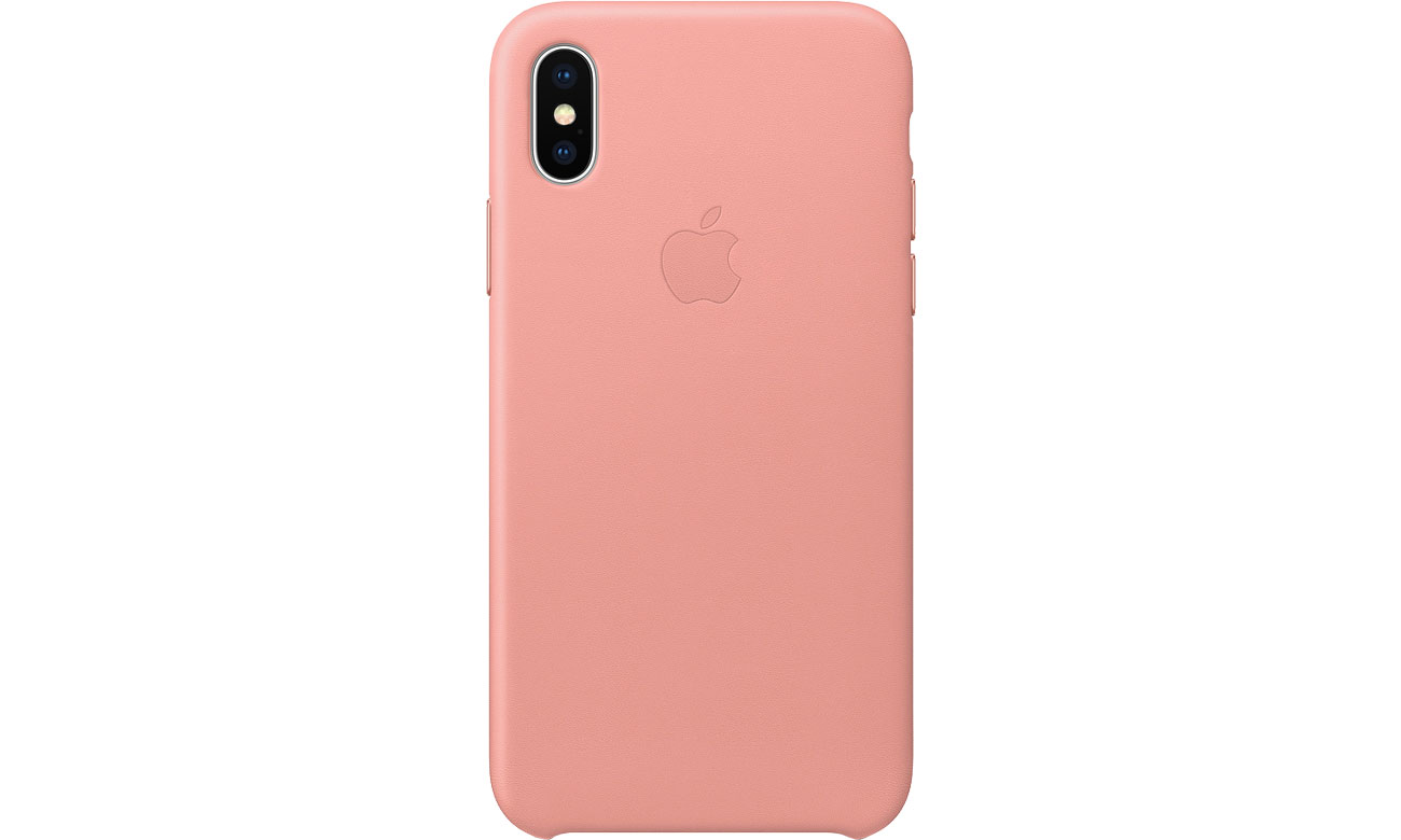 Etui Apple Leather Case do iPhone X Soft Pink MRGH2ZM/A