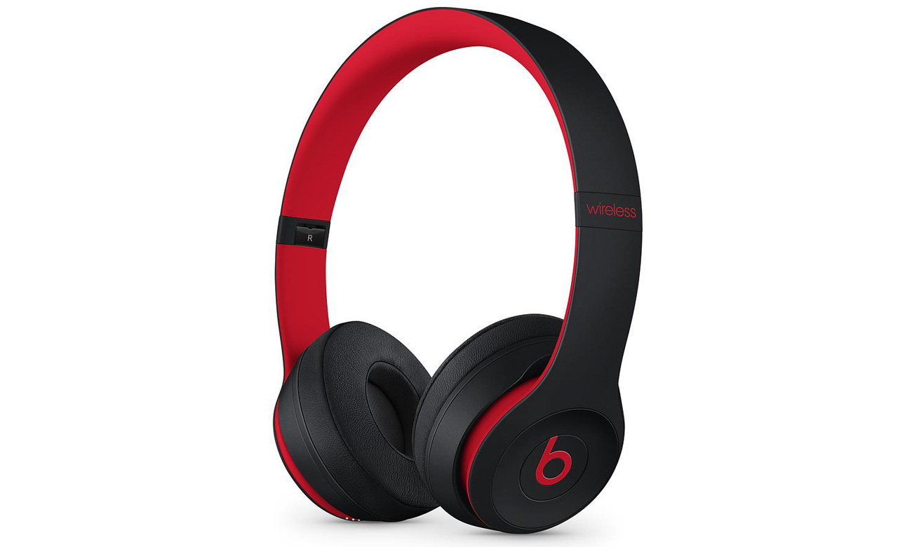 Apple Beats Solo3 Wireless On-Ear czarno - czerwone