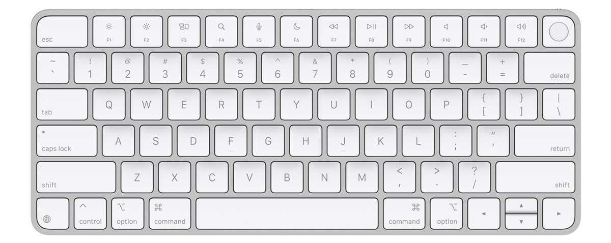 Apple Magic Keyboard Touch ID US Int. biały