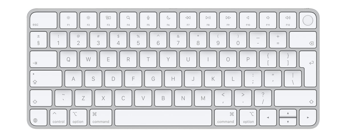 Apple Magic Keyboard Touch ID US Int. biały