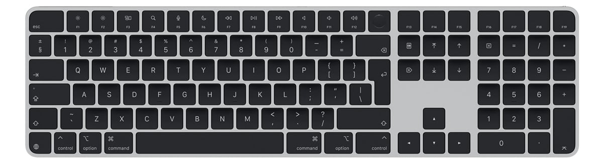 Apple Magic Keyboard Touch ID pole numeryczne US Int. czarny