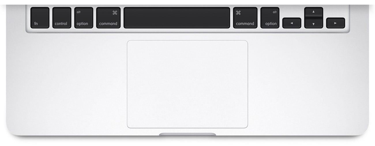 Apple MacBook Pro multitouch gesty