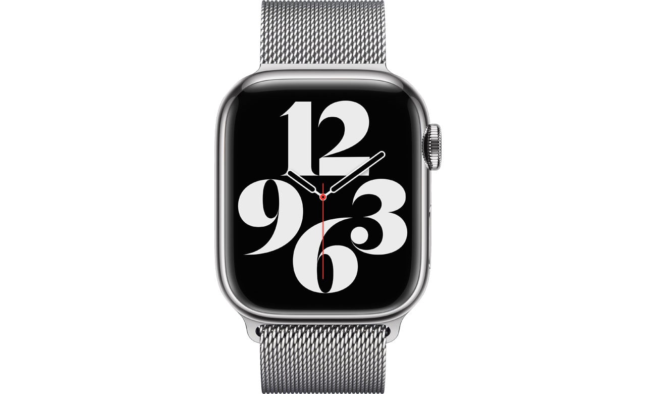 Apple 41mm Silver Milanese Loop