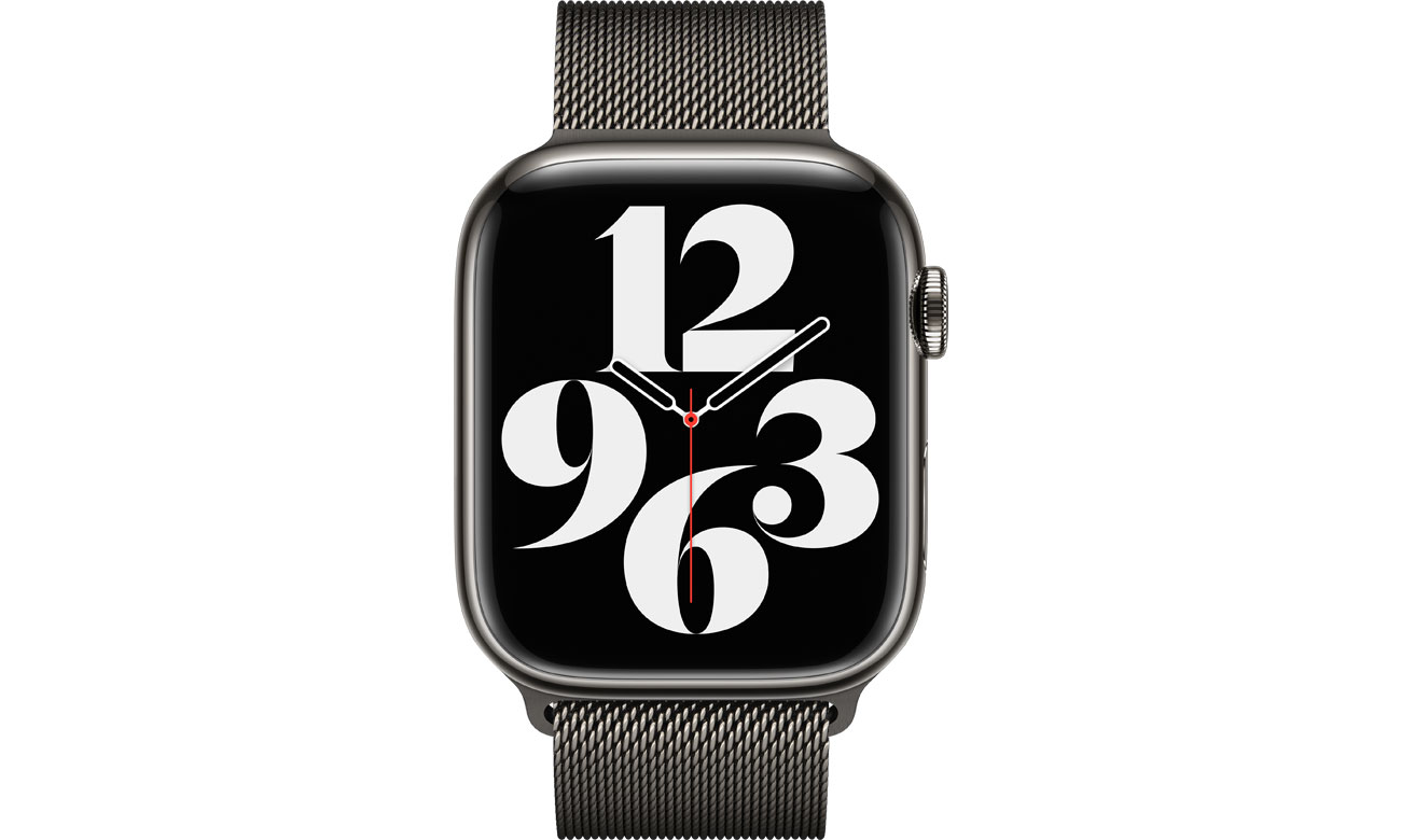 Apple 45mm Graphite Milanese Loop