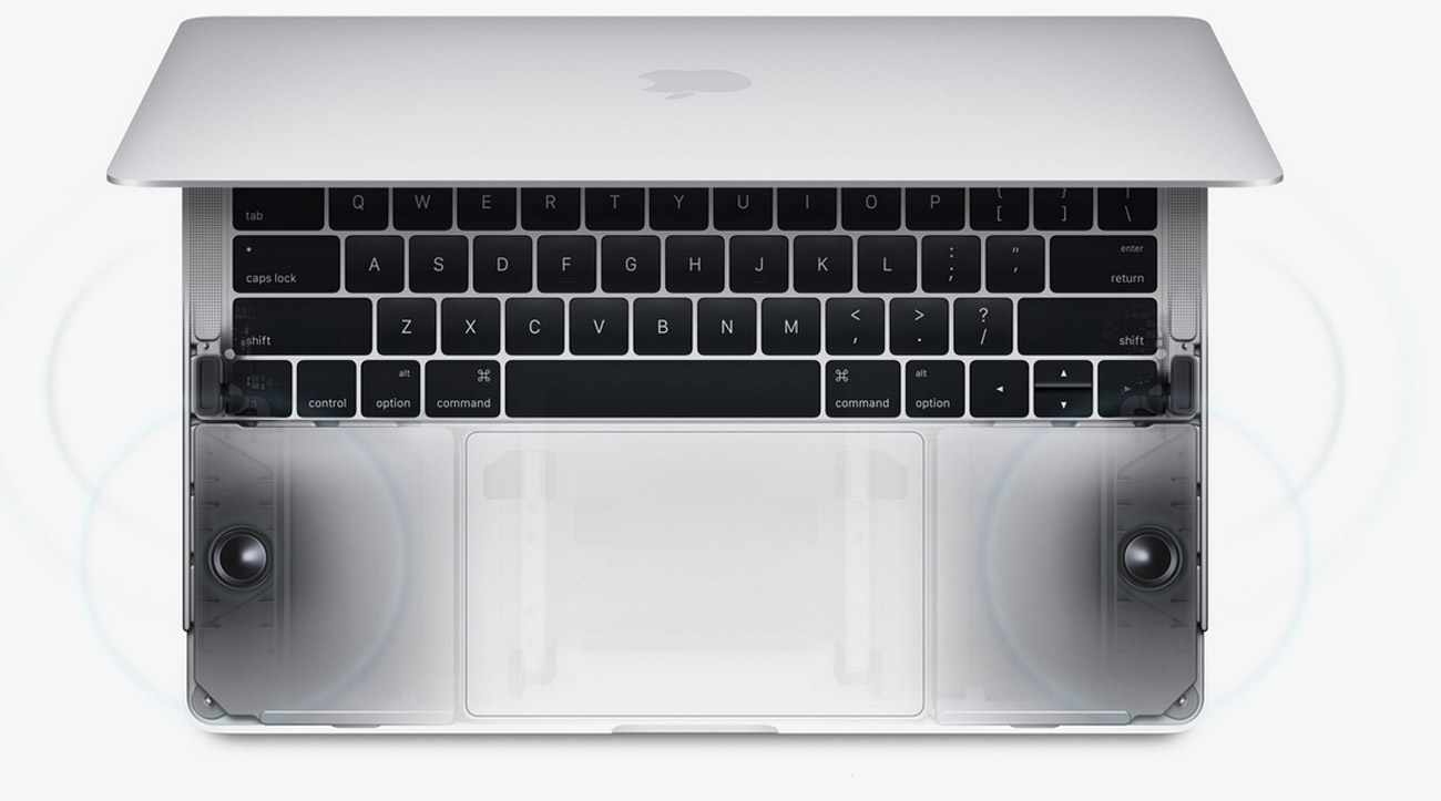 Apple MacBook Pro 128GB Space Gray głośniki stereo