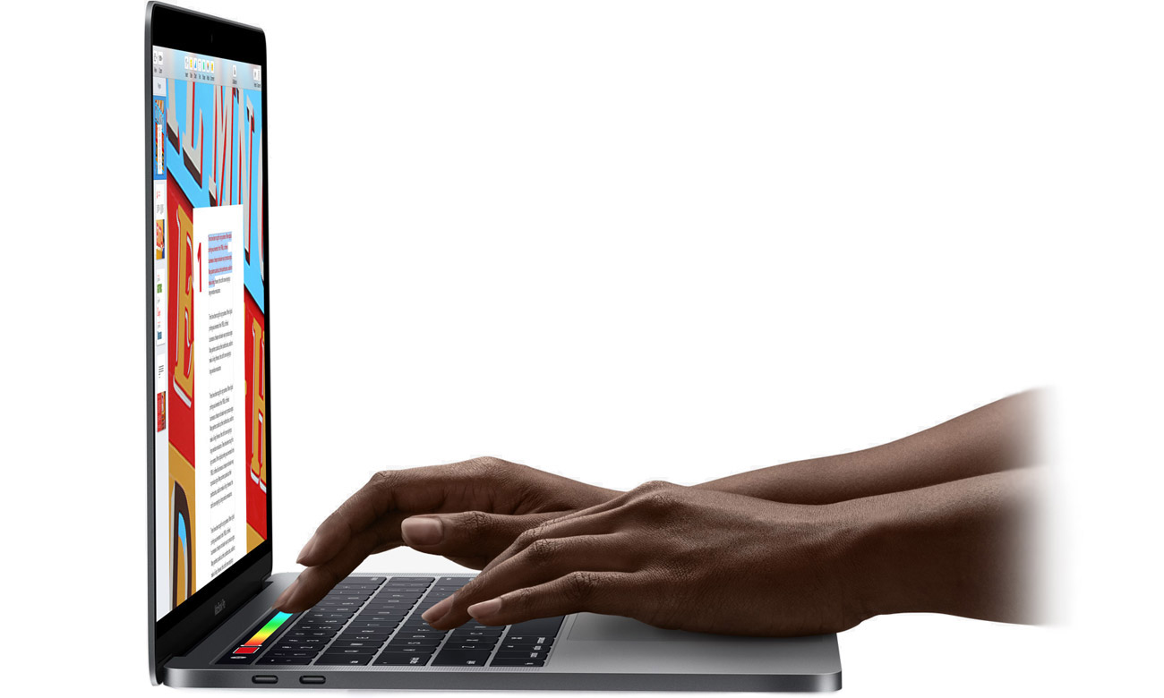 Apple MacBook Pro klawaitura motylkowa oraz wgładzik force touch