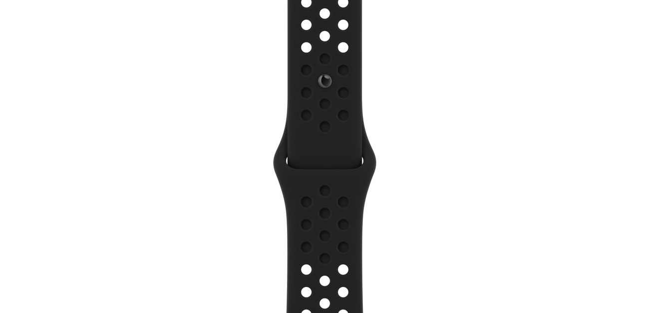 Pasek sportowy Nike w kolorze czarnym/czarnym 41 mm