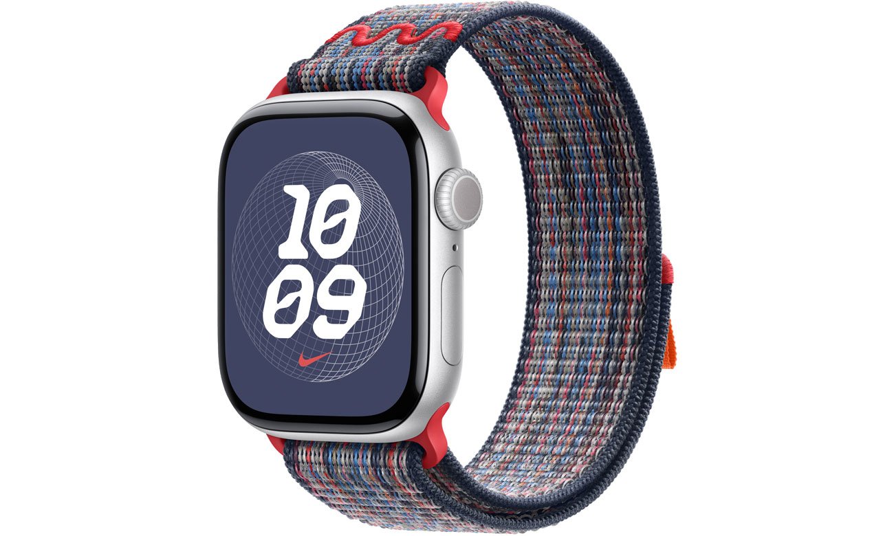 Apple Opaska sportowa Nike 38-41 mm niebieski/czerwony