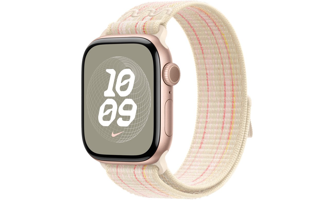 Apple Opaska sportowa Nike 38-41 mm księżycowa poświata/różowy