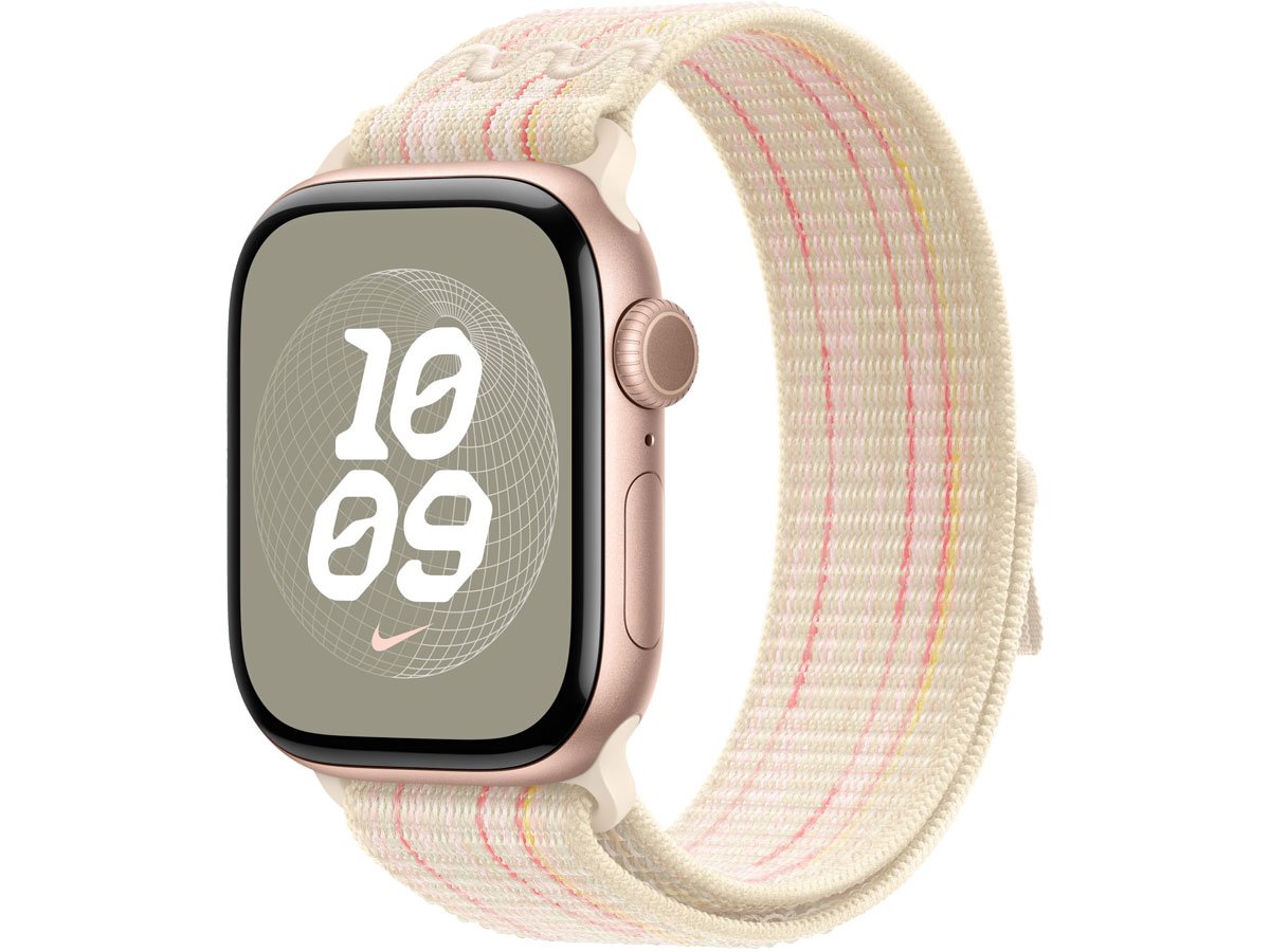 Apple Opaska sportowa Nike 38-41 mm księżycowa poświata/różowy