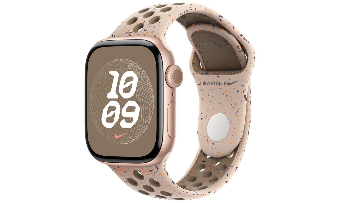 Pasek sportowy Nike 44-49mm S/M pustynny kamień
