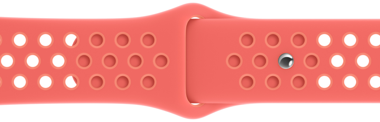 Pasek sportowy Nike w kolorze czystej platyny / czarnym do Apple Watch 41 mm