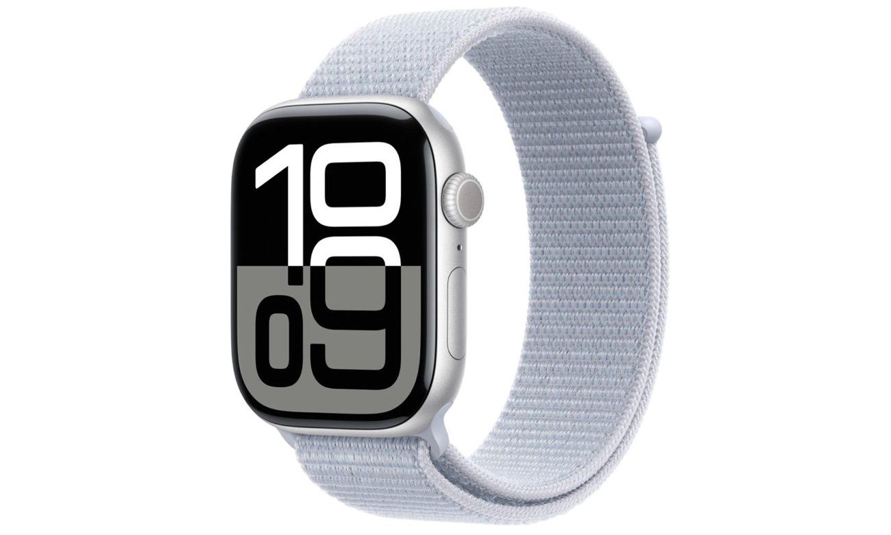 Opaska sportowa do Apple Watch 44-49 mm błękitny obłok