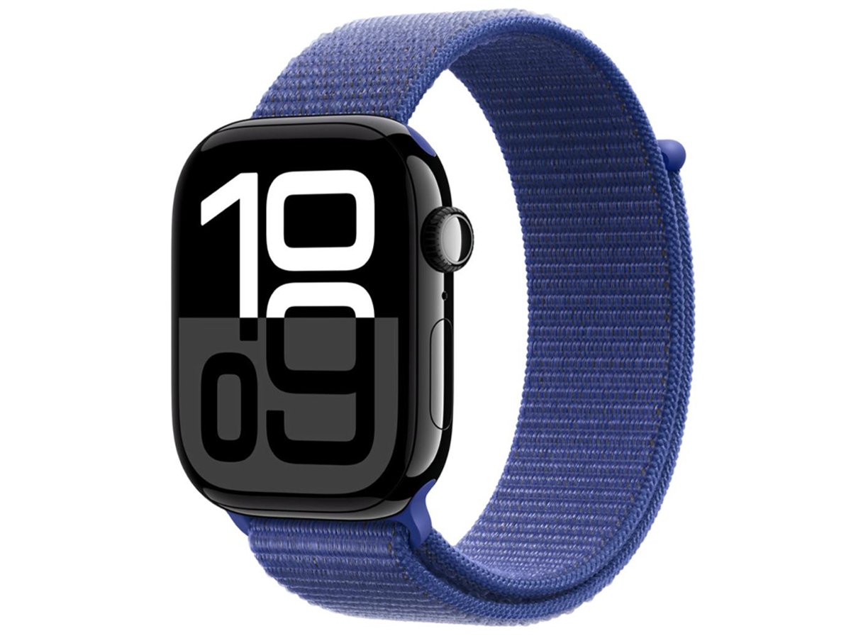 Opaska sportowa do Apple Watch 38-42 mm Atramentowa - Widok ogólny