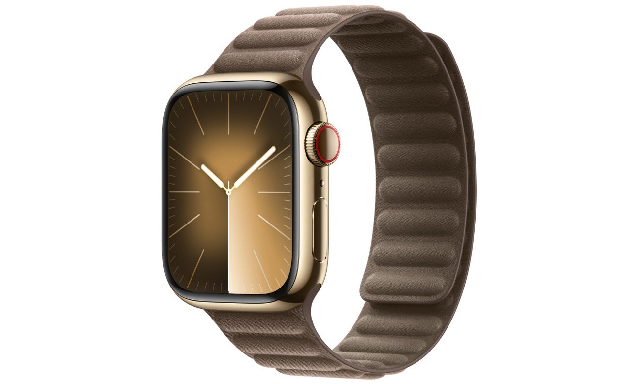Karbowany pasek magnetyczny jasnobeżowy do koperty 41 mm – Rozmiar M/L - Zastosowanie
