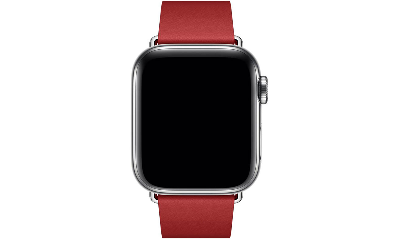 Pasek z klamrą nowoczesną (PRODUCT)RED do Apple Watch 40 mm - rozmiar M