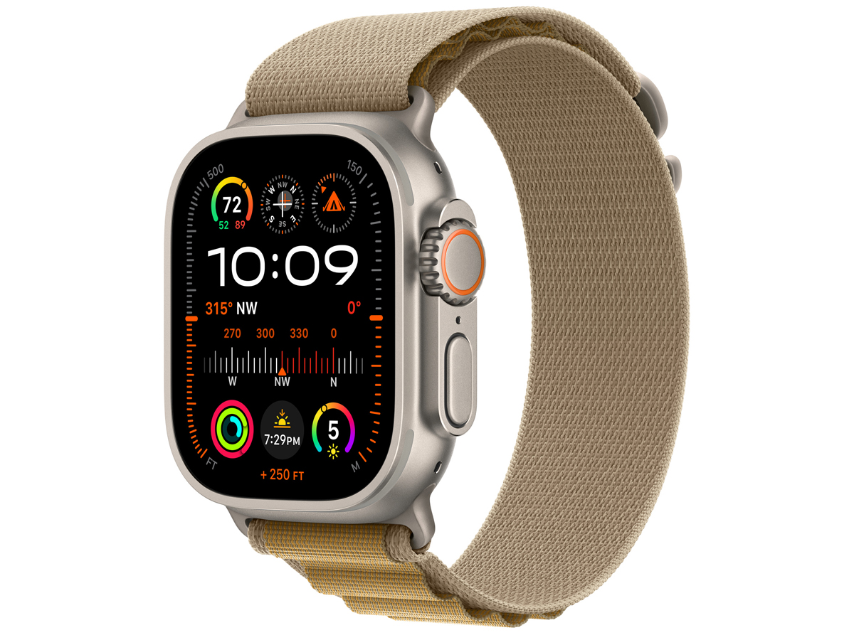 Opaska Alpine do Apple Watch 44-49 mm M Naturalny tytan/beż - Widok ogólny