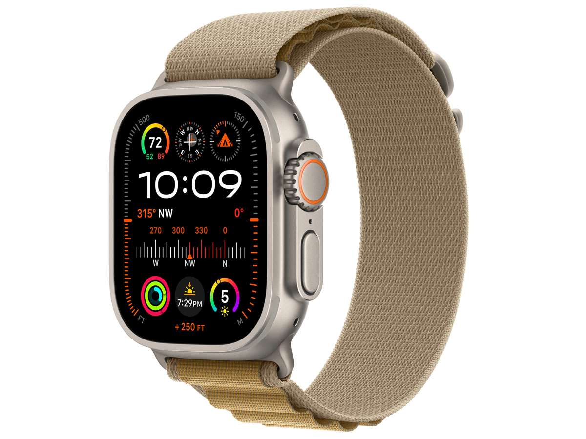 Opaska Alpine do Apple Watch 44-49 mm L Naturalny tytan/beż - Widok ogólny