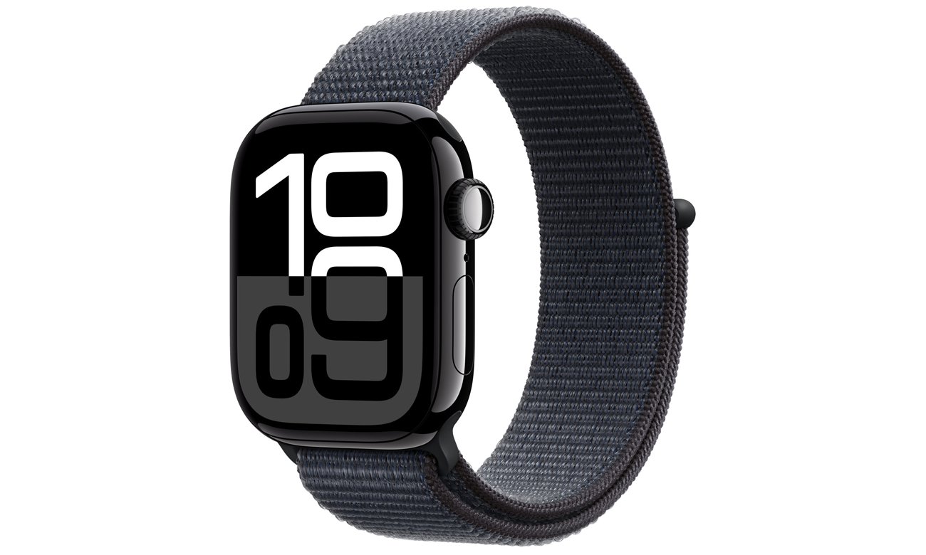 Sportarmband für Apple Watch 38–42 mm Tintenblau - Gesamtansicht