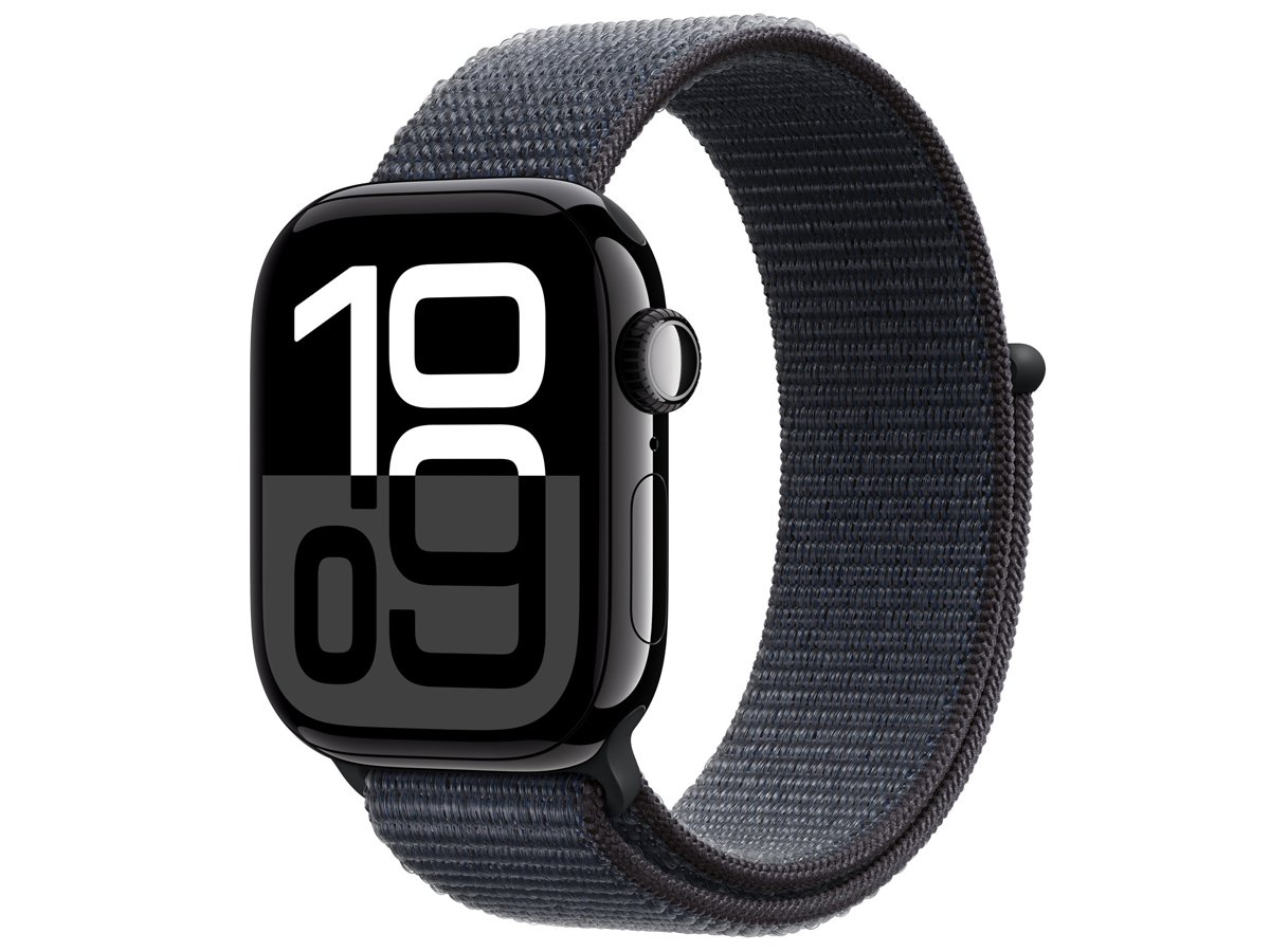 Sportarmband für Apple Watch 38–42 mm Tintenblau - Gesamtansicht