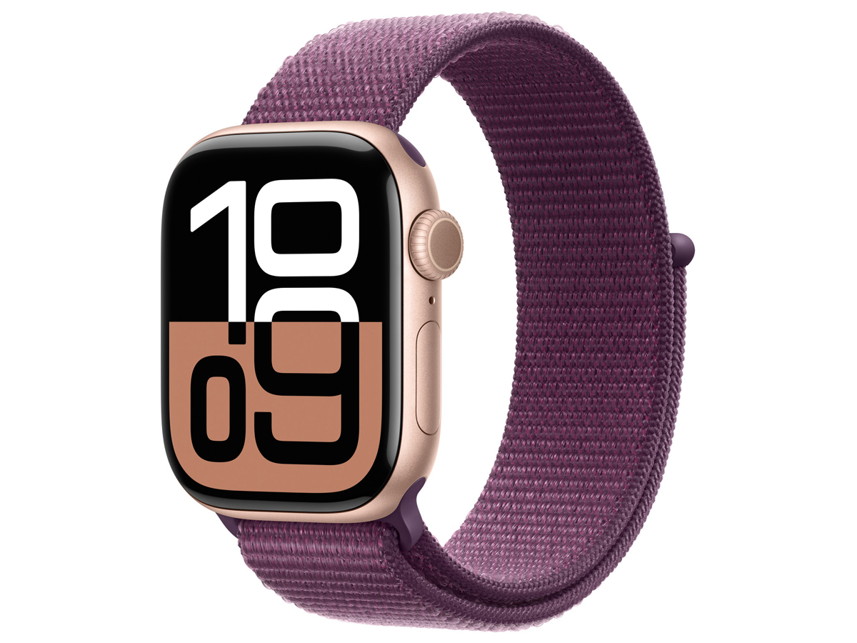 Opaska sportowa do Apple Watch 38-42 mm Dojrzała śliwka - Widok ogólny