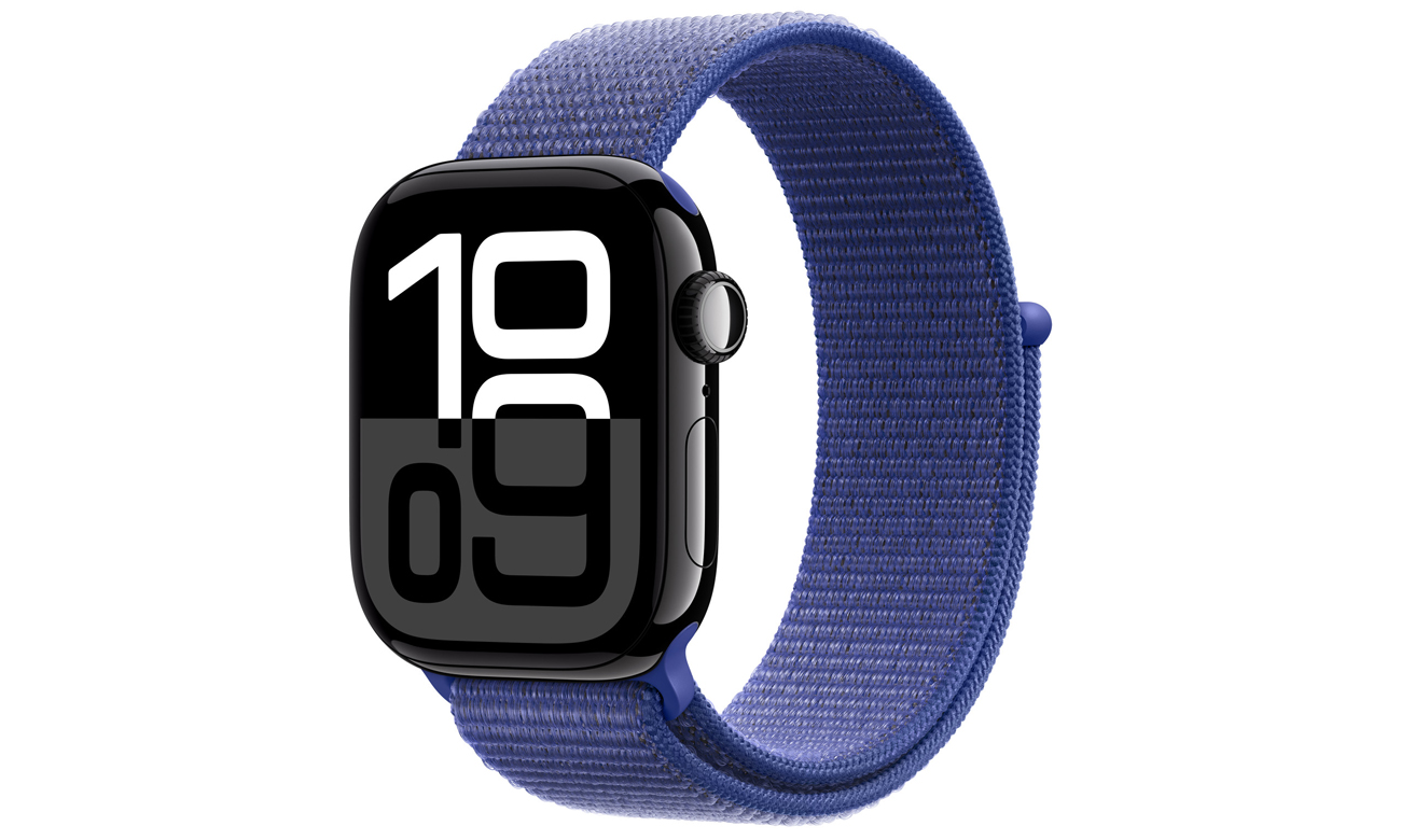 Opaska sportowa do Apple Watch 38-42 mm Ultramaryna - Widok ogólny