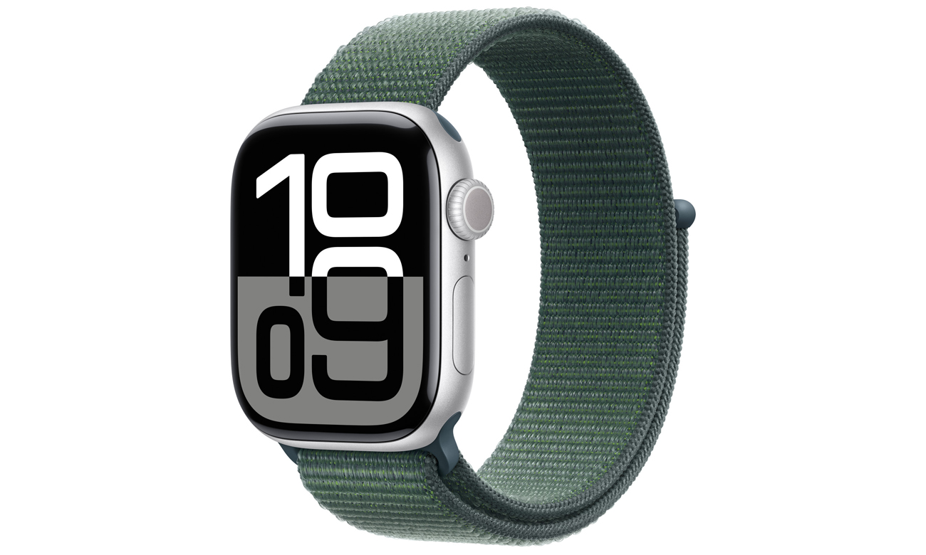 Sportarmband für Apple Watch 38–42 mm Gebirgssee - Gesamtansicht