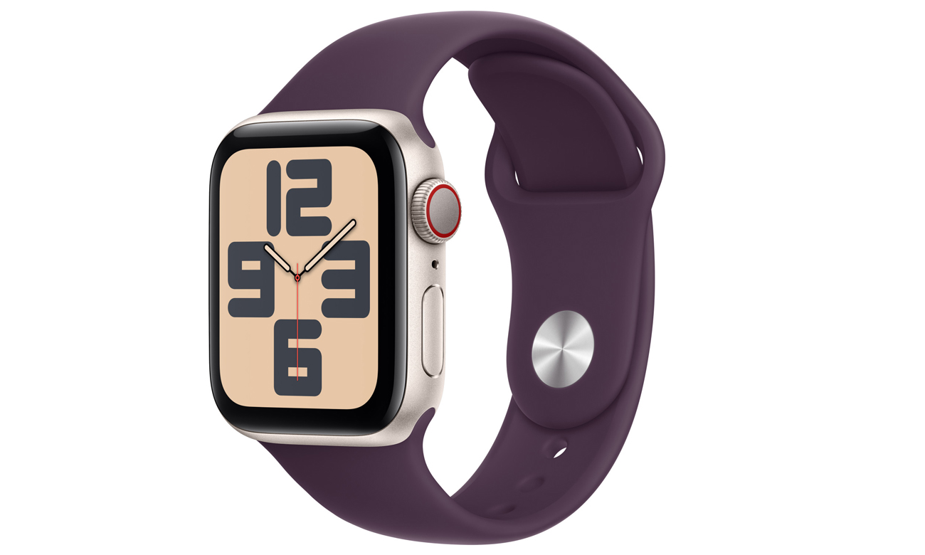 Pasek sportowy do Apple Watch 38-41 mm S/M Dojrzała śliwka - Widok ogólny