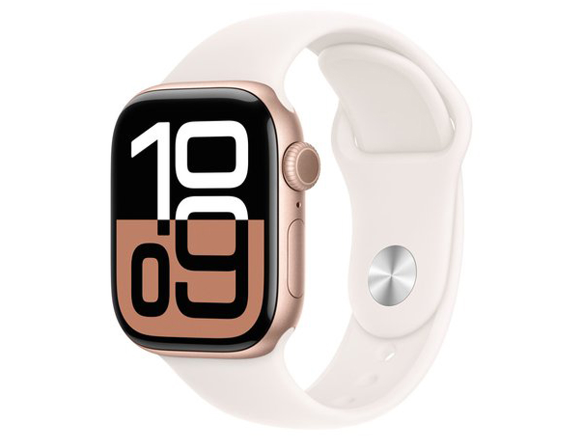Pasek sportowy do Apple Watch 38-41 mm M/L Łagodny róż - Widok ogólny