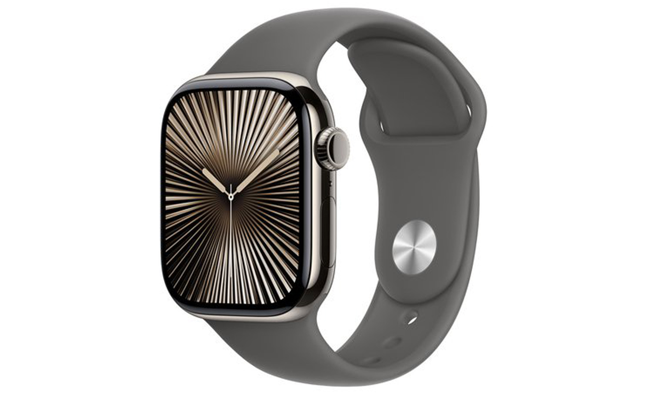 Pasek sportowy do Apple Watch 38-41 mm S/M Górska szarość - Widok ogólny