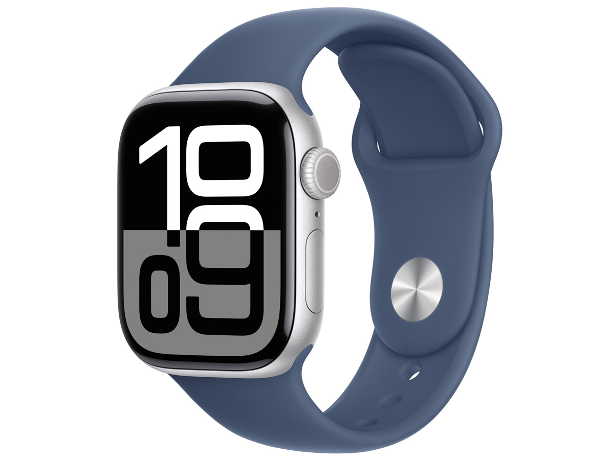 Pasek sportowy do Apple Watch 38-42 mm S/M Denim - Widok ogólny
