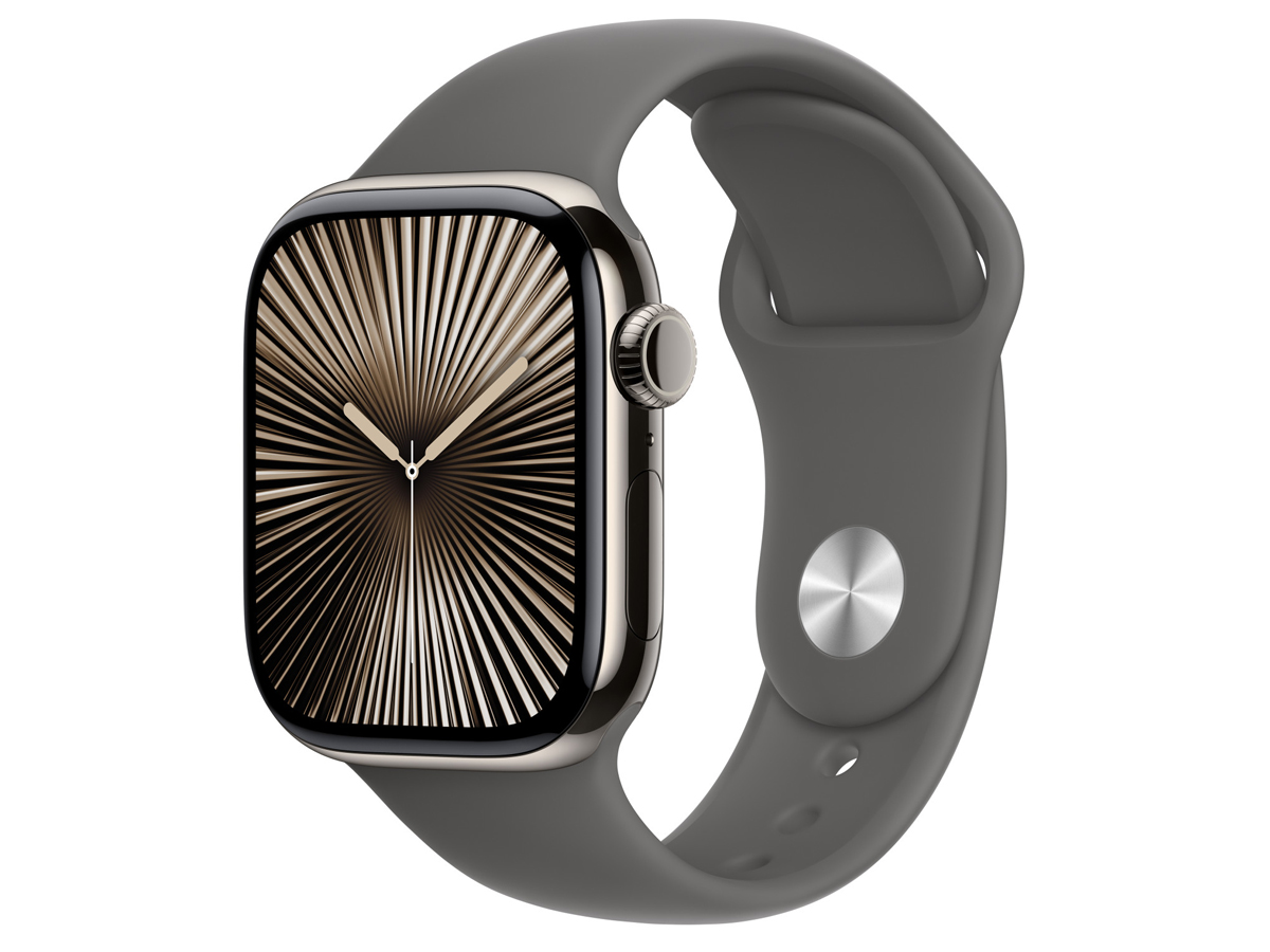 Pasek sportowy do Apple Watch 38-42 mm M/L Górska szarość - Widok ogólny