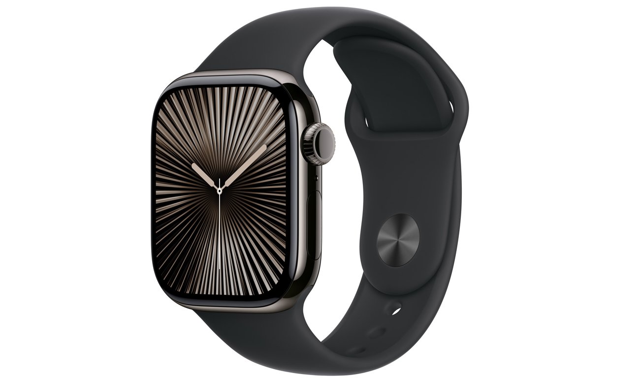 Pasek sportowy do Apple Watch 38-42 mm S/M Czarny - Widok ogólny