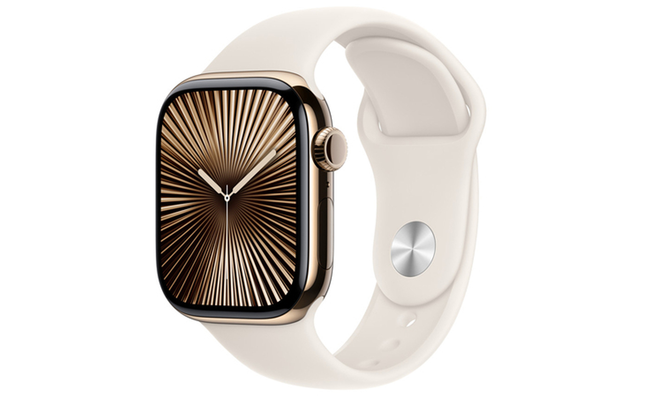 Pasek sportowy do Apple Watch 38-42 mm M/L Księżycowa poświata - Widok ogólny