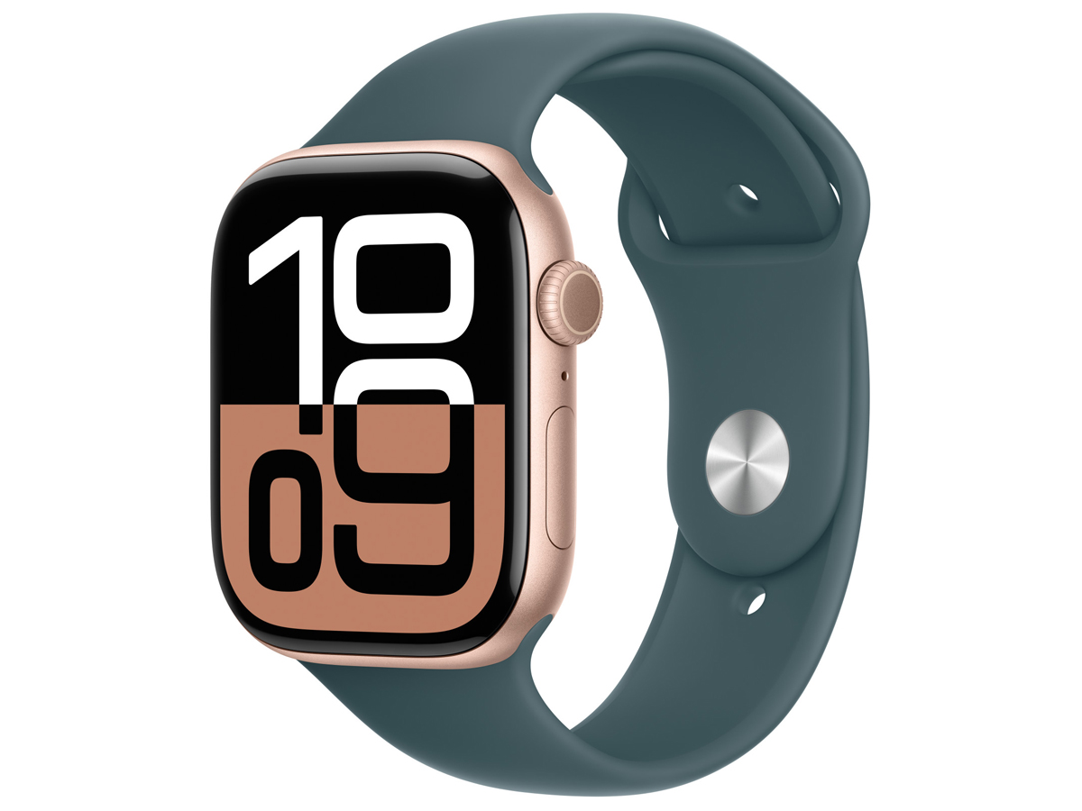 Pasek sportowy do Apple Watch 44-49 mm M/L Górskie jezioro - Widok ogólny
