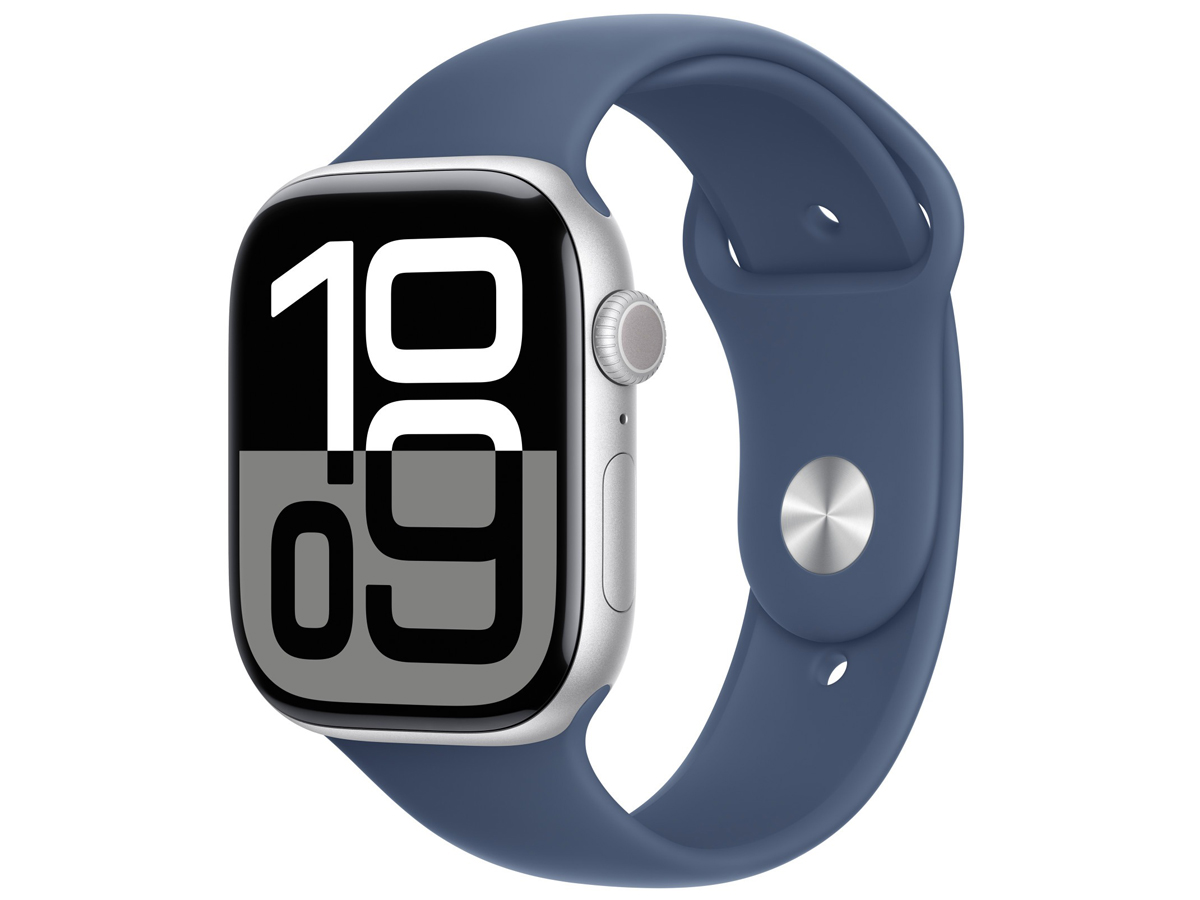 Pasek sportowy do Apple Watch 44-49 mm S/M Denim - Widok ogólny