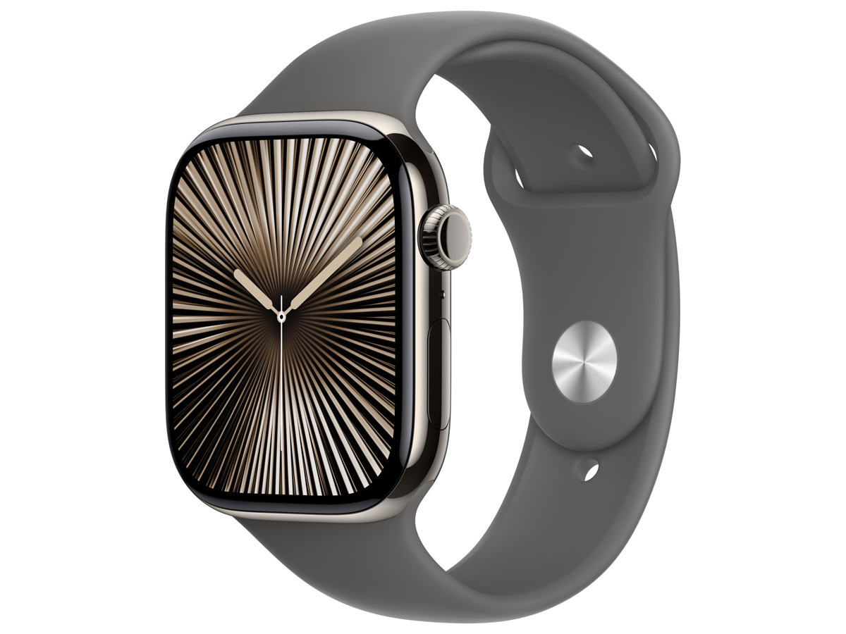 Pasek sportowy do Apple Watch 44-49 mm M/L Górska szarość - Widok ogólny