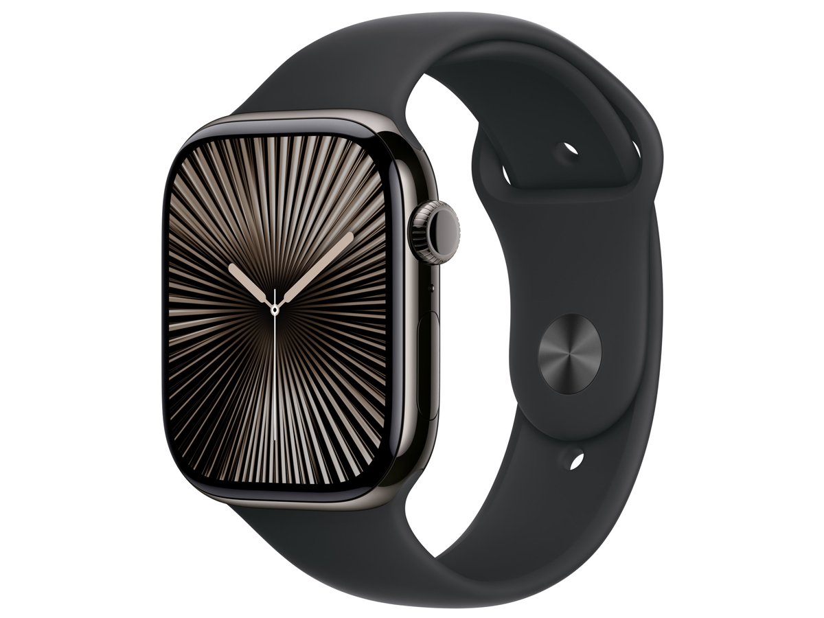 Sportarmband für Apple Watch 44-49 mm M/L Schwarz - Allgemeine Ansicht