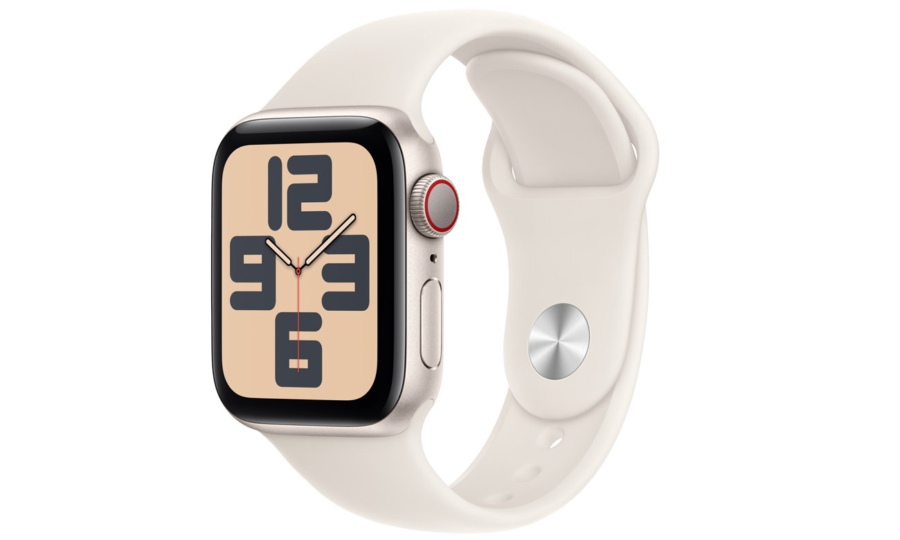 Pasek sportowy do Apple Watch 38-41 mm M/L Księżycowa poświata - Widok ogólny