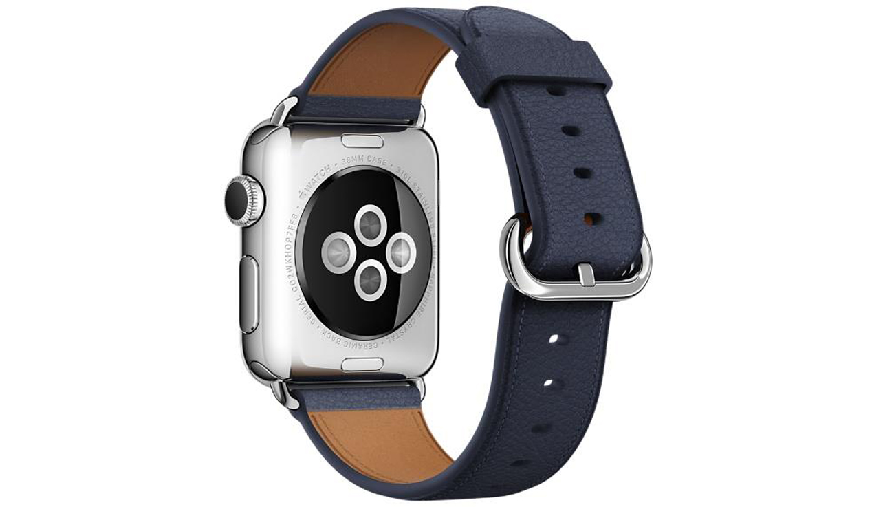 Klamra Klasyczna do Apple Watch 38 mm nocny błękit