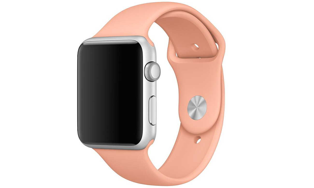 Pasek sportowy w kolorze brzoskwini do koperty 42 mm