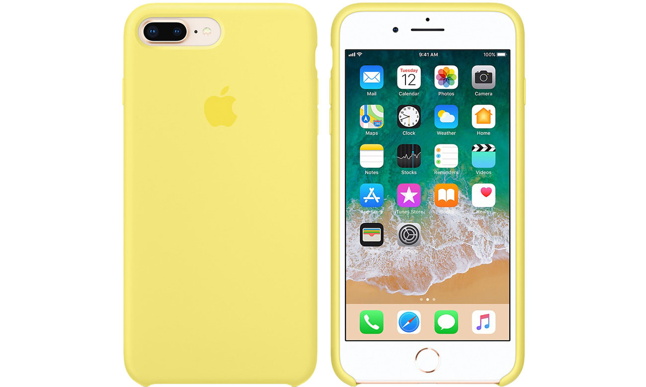 Apple Silicone Case do iPhone 7/8 Plus Lemonade