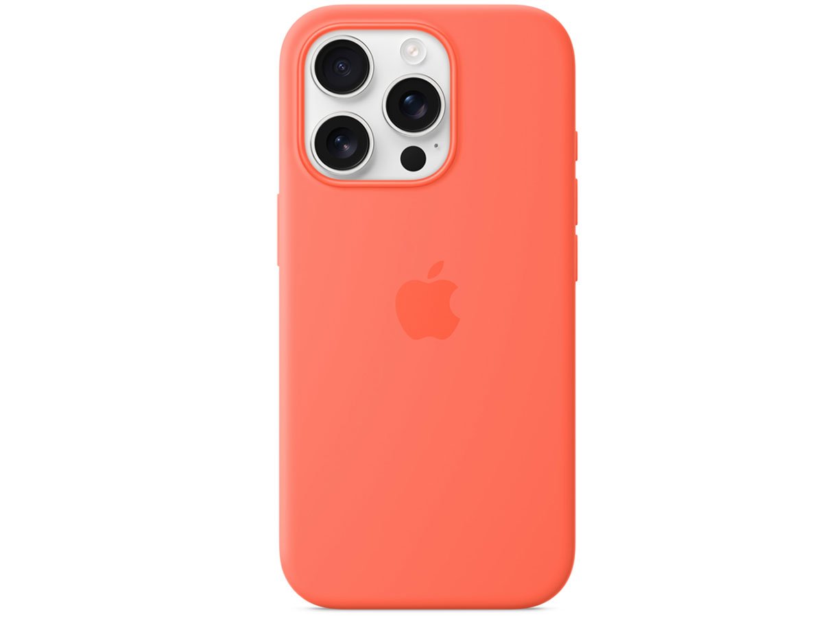 Silikonowe etui MagSafe do Apple iPhone 16 Pro mandarynkowy