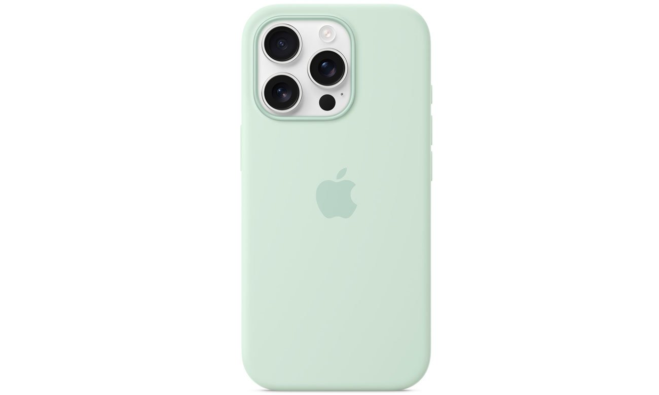 Silikonowe etui MagSafe do Apple iPhone 16 Pro woda morska