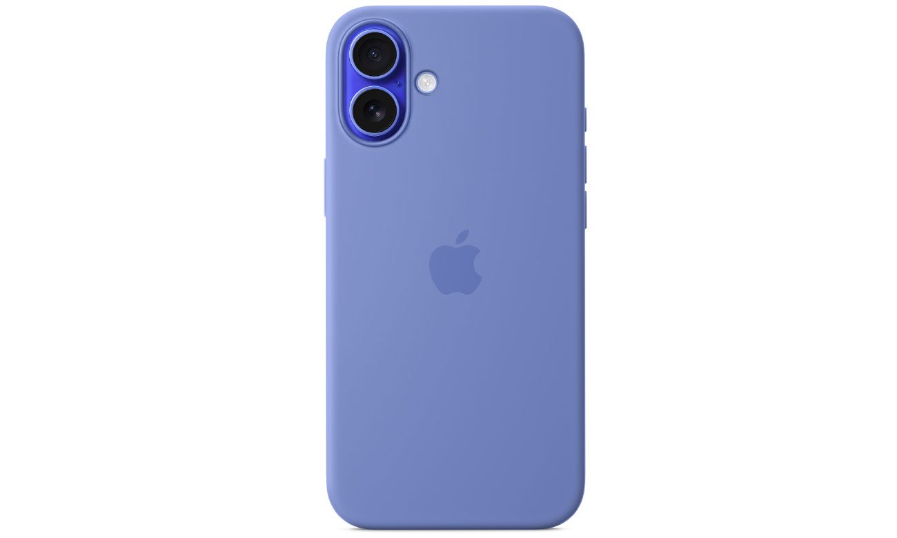 Silikonowe etui MagSafe do Apple iPhone 16 Plus błękitny hiacynt