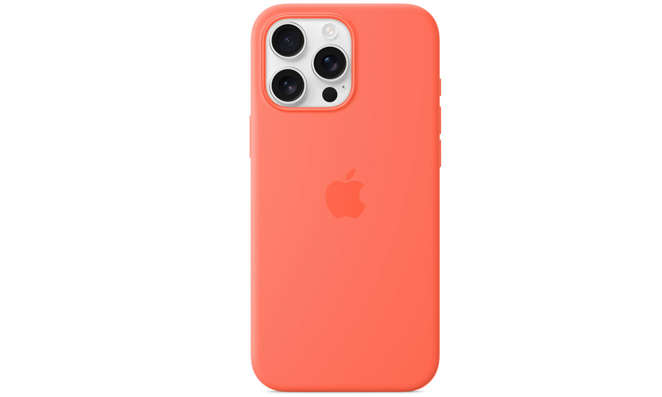Silikonowe etui MagSafe do Apple iPhone 16 Pro Max mandarynkowy