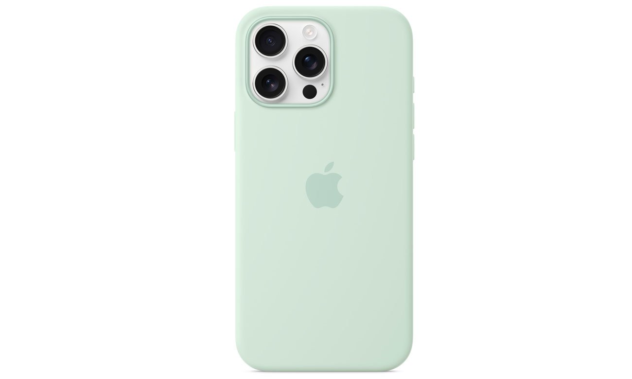 Silikonowe etui MagSafe do Apple iPhone 16 Pro Max woda morska